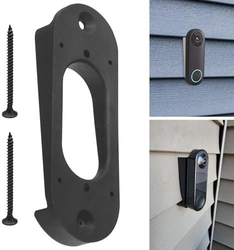 4 Standard Vinyl Aluminum Siding, Hardi Board, Cedar Siding Mount Compatible with Reolink/Geeni Doorpeek Doorbell