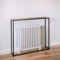 HOMELOX Radiator Console Table Rustic Console Table Hallway Side Table Free Standing