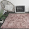 Consilio Concept Cloud Fellteppich 230x340 pink rosa Teppich Supersoft 39 mm Höhe Soft weich Hasenfell Imitat beige braun Wohnzimmerteppich Kinderzimmerteppich Küchenteppich Flurteppich