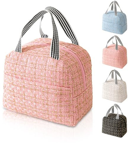 Binoster Kleine Kühltasche für Frauen und Mädchen, kleine Kühltasche für Arbeit, Schule, Picknick, Reisen, Strand