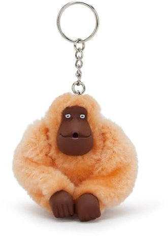 Kipling Sven Affe Schlüsselanhänger, Offensichtliches Orange, 1.75L x 2H x 1.5D