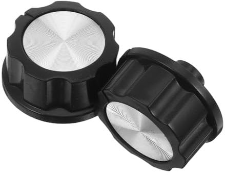 WATIIFUFU 2pcs Universal Oven Control Knob Replacement for Air Fryer Stove and BBQ Grill Timer Switch Knobs Kitchen Appliance Accessory for Healthy Cooking