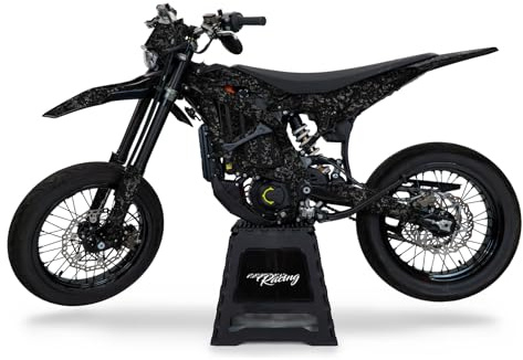 Finest Folia Dekor Kit kompatibel mit Sur-Ron Ultra Bee ab 2023 Foliensatz | Premium Schutzlaminat wetterfest UV-beständig passgenaues Set Forged Carbon Schwarz für Elektromotorrad MRX002