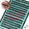 Grappes de cils Wispy 280PCS Extension de cils de grappes 50D cils individuels Extension de cils DIY Extensions de cils de grappes de Look naturel faux cils doux pour les débutants (10mm)