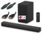LG US40 Soundbar 300W for TV with Stereo Sound 2.1 channel, Wireless Subwoofer with HDMI & Optical Lead Inc.