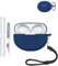 Silicone Protective Case for OnePlus Nord Buds 3 Pro Earbuds - Durable and Eco-Friendly Bluetooth Earphone Cover with Precise Holes and Charging Compatibility - Shock-proof, Comfortable Touch,Blue