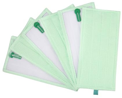 Zaxiva 6 Stück Ersatz Mikrofaser Bodenwischer Pads,Reinigungstuch für Vorwerk Hartboden MF600 SP600 SPB100 SP7,Mikrofasertuch kompatibel mit Kobold Staubsauger,wiederverwendbares und waschbares