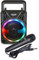 Bontempi | Mini Altavoz Inalámbrico con Micrófono y Luces RGB, 125x125x180mm, Función Radio