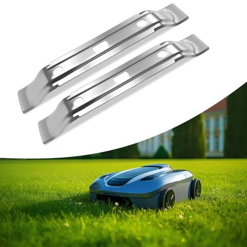 2 lame tosaerba robot compatibili con Stihl iMOW RMI 422 422P 422PC 522C 632 632P 632C 632 PC, lame di ricambio vichingo MI4, Ml632, MI 632 P, MI 632 C, MI 632 PC, 20 cm, argento