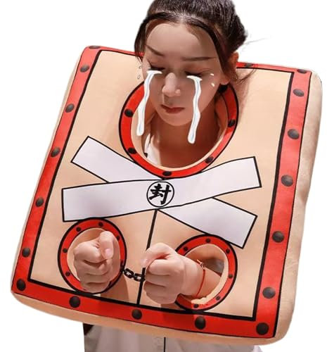 Xinhuju Dekokissen – Schäkel, Wohnzimmer-Kissen, weiches Plüschkissen, 48 x 50 cm, Sitzpolster für Wohnheim, Wohnzimmer, Outdoor, Camping, Wohnmobil