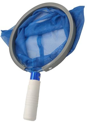 SEAYACK Blau Pool Skimmer NET Für Effizientes Ablagerungsentfernung Aluminiumgriff Reinigeren Fine Meshes Schwimmbad Reinigungswerkzeug