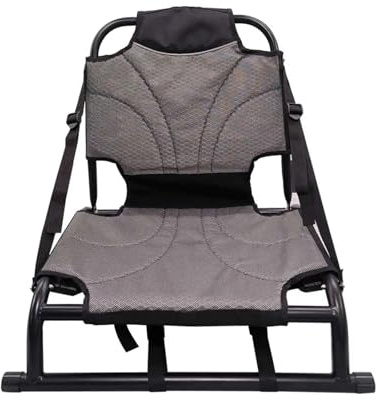 YXINAER Aluminium-Kanu-Kajak-Sit-on-Top-Stuhl, Sitz, Rückenlehne, Schlauchboot, Leichter, Faltbarer Stuhl mit Rückenstütze Universal Kajak Sitz
