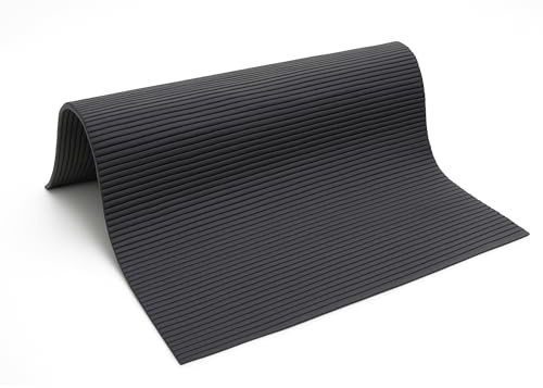 Bestlivings Waschmaschinenauflage 60x60cm x 4,5mm (Farbe: Schwarz) Rutschfeste Auflage für Waschmaschine/Trockner - ÖKO Tex Standard 100 - Universal Abdeckung zuschneidbar