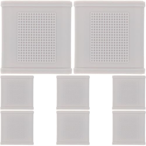 HEALEEP Protège-doigts de Golf en Silicone Antidérapant L, Manchon Flexible Gris pour Entraînement et Protection Ampoules, Lot de 8 Adapté Sport et Soins des Doigts