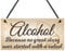 RED OCEAN Alcohol Salad Great Story Wedding Prop Hanging Plaque Novelty Decoration Sign