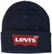 Levi's Herren Oversized Batwing Beanie Strickmütze, Blau (Navy 228633-11-17), Einheitsgröße