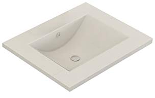 Lavabo de cerámica de 60 cm para muebles de baño 'Linz' mueble de baño, lavabo, lavabo, lavabo, lavabo, mueble de baño, color blanco