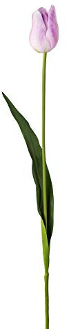Kunstblumen, Seidenblume. Eine große FRANZÖSISCHE TULPE/Tulpen ca 80-86 cm. Flieder. 2019022-85