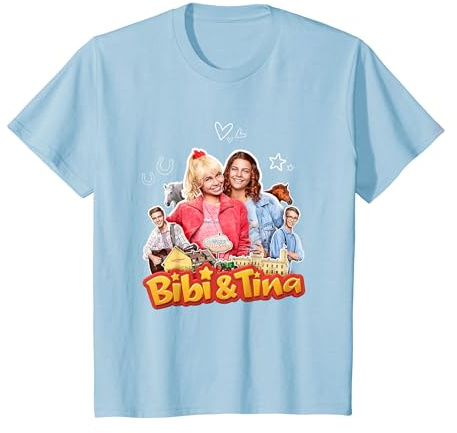 Kinder Shirt Bibi & Tina - 'Collage T-Shirt