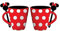 Disney Minnie Dress Polka Dots 11oz Mug w/Spoon, Red White