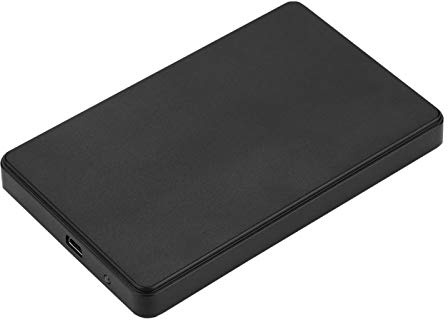 2.5 IDE Port Hard Drive Enclosure,USB2.0 Max 480bps Hard Drive External Enclosure Box Case HDD Mobile, IDE High Speed HDD Caddy with LED Indicator Light
