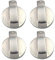 Yardwe Cooker Knobs Belling 4pcs Knobs Burner Control Knobs Cooktop Knob Gas Range Top Burner Control Knob Replacement Gas Knob