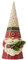 Enesco Jim Shore Heartwood Creek Weihnachtswichtel mit Stechpalmenzweig des Geistes, 16,3 cm, Mehrfarbig
