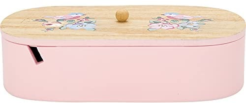 GreenGate [W] Ellie Pale - Caja de almacenamiento (tamaño mediano), color rosa