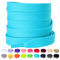 Olukssck Lacci Scarpe Piatti Colorati, [2 Paia] Stringhe Scarpe Resistenti Lacci da Ricambio per Scarpe Sportive, Scarponcini, per Adulti e Bambini - Larghezza 10 mm, Turchese, 80cm