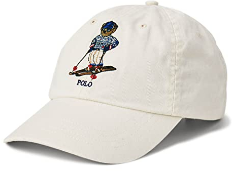 POLO RALPH LAUREN Herren Polo-Ball Cap aus Twill, verstellbar, Weinrot