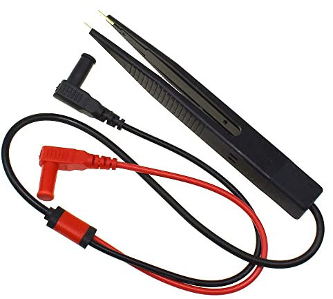 RELAND SUN SMD LCR Chip Test Clip Capacitanza Induttore Resistenza Test Clip Meter Sonda Piombo Multimetro Pinzetta