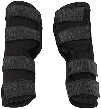 Paar vordere Beins für Hunde,Kniebandage für Hunde,für Verstauchungen von Bandverletzungen d Verlust der Stabilität,orthopädische Schiene,schwarz(M)