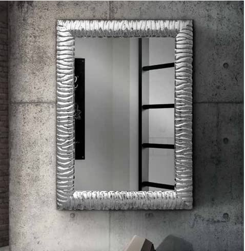 Mar.c.a. Design - Basis, eleganter Niedrigschrank aus Pappelholz, Farbe Nussbaum, 4 Türen – Möbel für Wohnzimmer und Schlafzimmer, Arte Povera Made in Italy