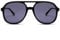 Pro Acme Polarisierte Retro Pilotenbrille Herren und Damen 70er Jahre Vintage Große Übergroße Getönte Brille UV400 Schutz, schwarz / grau