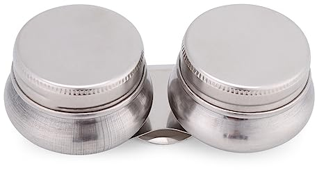 Terpentin Ölfarbe, Lösungsmittelbecher, Edelstahl, Großer Doppelbecher, Ölfarbe, Megilp Terpentin-Lösungsmittelbehälter mit Deckel