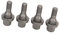 Astibym Boulons de Roue Hexagonaux de 17 Mm, Goujons d'écrous, M12x1,25 en Acier 003549817 9644576680 Haute Résistance pour 206 207 208 308 407 1007