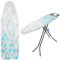 KADAX Housse de table à repasser avec élastique - Housse de table à repasser pratique - Pour fer à repasser à vapeur - Housse de rechange (gris/bleu, XL)