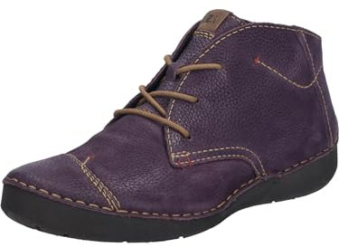 Josef Seibel Damen Schnürstiefeletten Fergey 18,Weite G (Normal),Wechselfußbett,übergangsschuhe,Stiefel,Bootee,Booties,Purple,42 EU