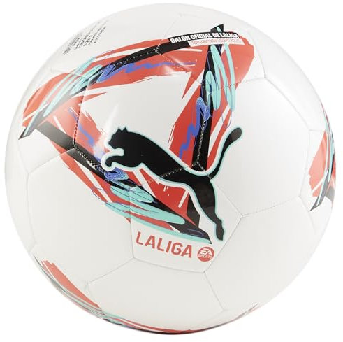 PUMA Erwachsene Orbita La Liga 1 Fußball 5 White Multicolor