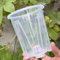 HEBEOT Vasi per orchidee trasparenti, vasi in plastica per orchidee, vasi da fiori trasparenti per giardino, balcone, ufficio (14 cm/6 pezzi)