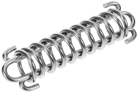 FIXOSHEE Hundeleine Mit Stoßdämpfer-Feder Robuste Zugleine Aus Edelstahl Für Große Hunderassen Für Und Outdoor-aktivitäten Hohe Zugkraft Bis Multifunktionale Verwendung Für Zelte Und