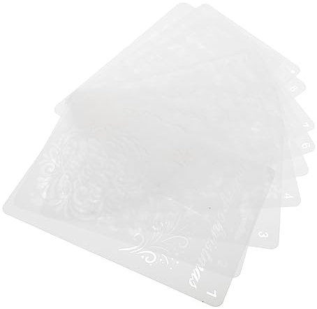 SEWACC 10stücke Weihnachten Themed Zeichenschablonen Aushöhlschablonen Diy Handwerk Vorlagen Für Malerei Pigmentieren Basteln