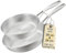 SILBERTHAL Pfannen Set 2 teilig - Edelstahlpfanne Unbeschichtet - 24 cm und 28 cm - Induktionsgeeignet - Backofenfest
