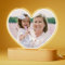 Bemaystar Personalisierte Geschenke für Oma - Personalisierte Lampe mit Foto und Text - Acryl-Bilderrahmen mit optionalem LED-Sockel
