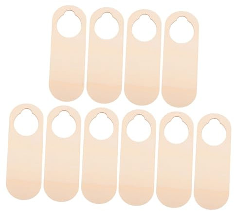 GRIRIW 20 Stück Diy-türhänger Aus Unbehandeltem Holz Naturfarbenes Türschild Zum Aufhängen Für Bastelprojekte Leere Holzschilder Für Wand Fenster Und Türdekoration