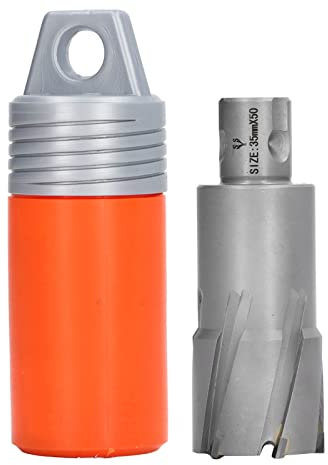 Foret magnétique, fraise annulaire 50 mm de profondeur de coupe, outil de perçage, forets pour perceuse magnétique, stylo à pointe en carbure pour aluminium et cuivre (35mm)