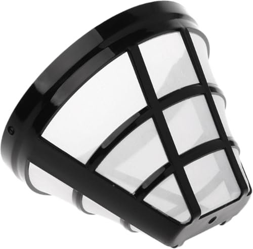 Black Coffee Filter | Universal Permanent Coffee Filters | Reusable Coffee Mesh Basket Cup | for Over Coffee Filter | Washable Household Coffee Mesh Basket Cup | Coffee Machine Parts,Reusable Filters