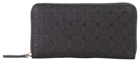 Valentino Porte-Monnaie Samba Re Zip Around Wallet Nero Noir