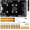 SunFounder Balsa NVMe dual para Raspberry Pi 5 PCIe Gen 2.0 a M.2 HAT Key-M SSD Hailo-8L AI Accelerator PIP M.2 2230/2242/2260/2280, NAS RAID 0/1, indicadores LED, manual