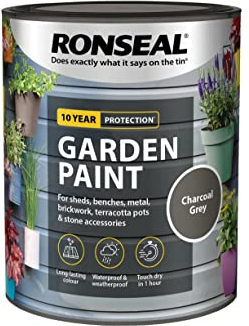 Ronseal rslgpcg750 Garten Farbe Anthrazit, Grau, 750 ml